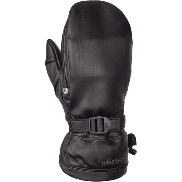 Swany TS-20IM Men's Legend II Toaster Mittens, AquaGuard Lock-Down Zipper, Black